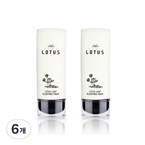 더퓨어로터스 연꽃잎 슬리핑 마스크팩, 70ml, 6개