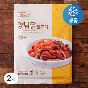 미드운 양념닭 불고기 (냉동), 800g, 2개