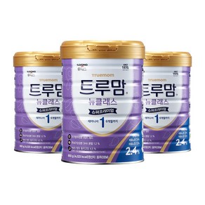 트루맘 뉴클래스 슈퍼프리미엄 분유 1단계, 800g, 3개