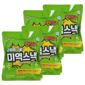 석하 오븐에 구운 미역스낵, 15g, 4개