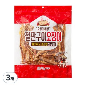 오징어세상 철판구이 오징어, 150g, 3개