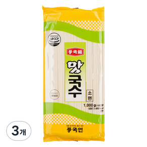 풍국면 맛국수 소면, 1kg, 3개