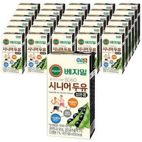 베지밀 5060 시니어 두유 검은콩, 190ml, 64개