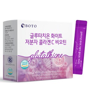 보뚜 글루타치온 화이트 저분자 콜라겐C 비오틴, 30회분, 120g, 1개