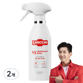 랩신 항균스프레이, 410ml, 2개