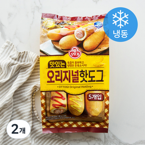 오뚜기 맛있는 오리지널 핫도그 (냉동), 400g, 2개