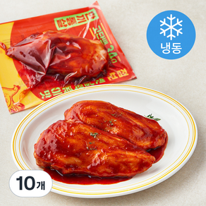 한끼통살 점보통살 닭가슴살 옛날떡볶이맛 (냉동), 200g, 10개, 1개입
