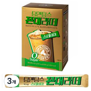 탐앤탐스 꼰대라떼 스테비아 커피믹스 285g, 9.5g, 30개입, 3개