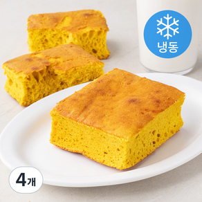 프레드 촉촉한 단호박 단백질 케이크 (냉동), 80g, 4개