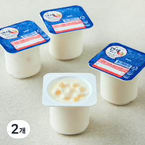 연세유업 연세 요거트 복숭아, 80g, 4개입, 2개
