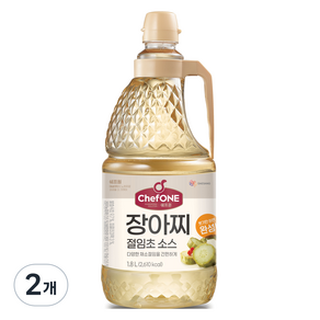 쉐프원 장아찌 절임초 소스, 2개, 1.8L