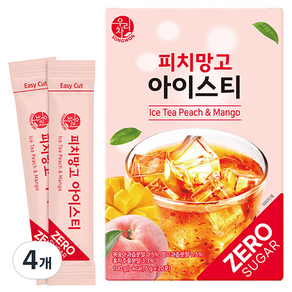 우리차 피치망고 아이스티 분말, 5g, 20개입, 4개