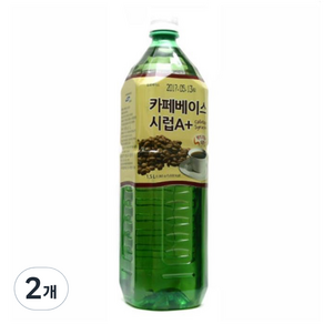 청솔 카페 베이스 시럽 A+, 1.5L, 2개