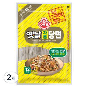 오뚜기 옛날 자른 당면, 300g, 2개