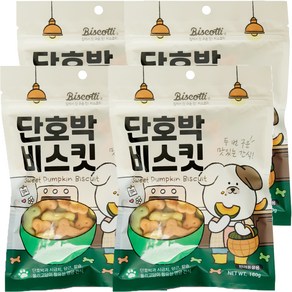 더주스 비스코티 반려견 비스켓 160g, 단호박 + 당근 + 시금치 혼합맛, 4개