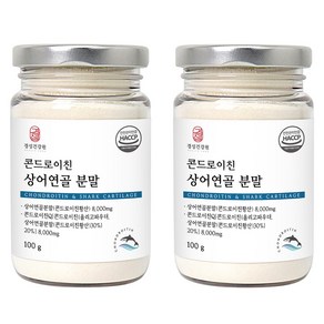 경성건강원 콘드로이친 상어 연골 분말, 100g, 2개