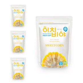 이치비야 동결건조 과일칩 옥수수, 30g, 4개