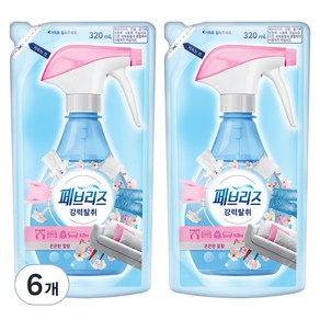 페브리즈 섬유탈취제 은은한꽃향 리필, 320ml, 6개