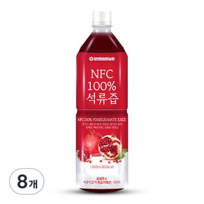 참앤들황토농원 NFC 착즙원액 석류즙, 1L, 8개