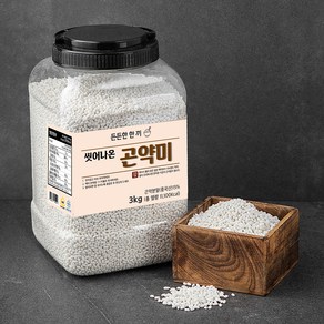 씻어나온 곤약쌀 통, 3kg, 1개