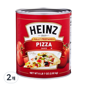 하인즈 프리페어드 피자 소스, 2.92kg, 2개