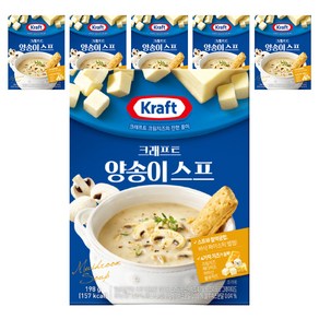 크래프트 양송이 스프, 198g, 6개