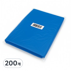 [국내생산] 페어리테이블 파란 비닐봉지, 80L, 200개