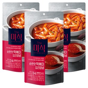더미식 순한맛 떡볶이 양념, 160g, 3개