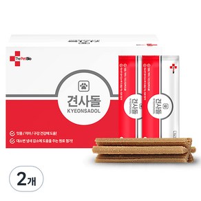 견사돌 소형견용 덴탈껌, 닭고기맛, 168g, 2개