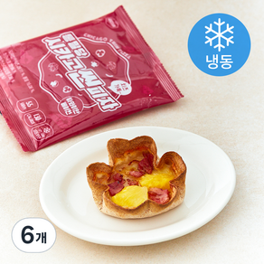 다신 통밀당 시카고씬피자 하와이안베이컨 (냉동), 55g, 6개, 1개입