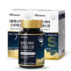로니웰 릴렉스케어 스트레스엔, 60정, 2개