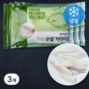 곰곰 순살 가자미살 (냉동), 550g, 3개
