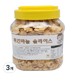 토호식품 튀긴마늘 슬라이스, 500g, 3개