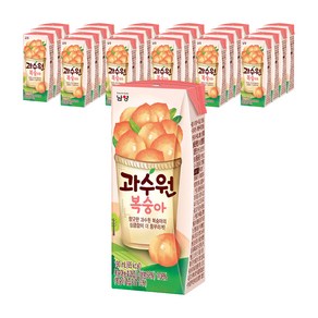 남양과수원 복숭아 음료, 190ml, 24개