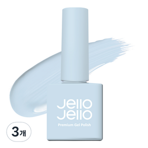 젤로젤로 프리미엄 젤 폴리쉬 10ml, JC-55 파우더블루, 3개