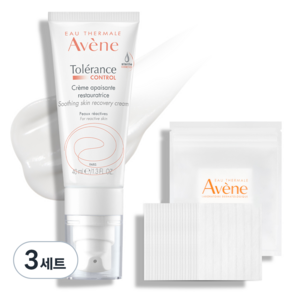 아벤느 똘레랑스 컨트롤 크림 40ml + 화장솜 20매, 3세트