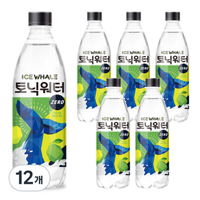 광동제약 아이스웨일 제로 토닉워터, 500ml, 12개