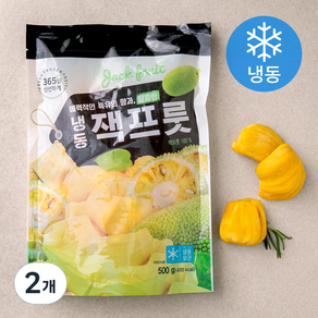 베트남산 냉동 잭프룻(냉동), 500g, 2개