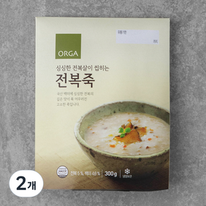 올가홀푸드 전복죽 (냉장), 300g, 2개