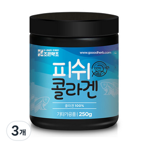 조은약초 피쉬콜라겐, 3개, 250g