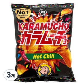 카라무쵸 핫칠리 감자칩, 54g, 3개