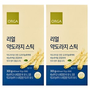 ORGA 리얼 약도라지 스틱, 300g, 2개