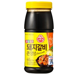 오뚜기 돼지갈비 큰 양념, 840g, 1개