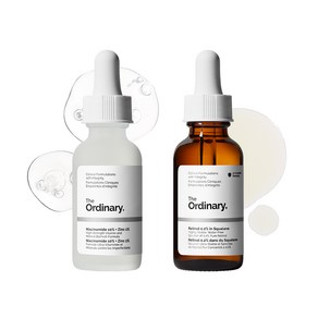 디오디너리 나이아신아마이드 징크 에센스 30ml + 레티놀 0.2% 인 스쿠알란 세럼 30ml, 1세트