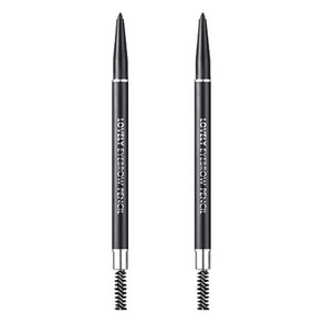 토니모리 러블리 아이브로우 펜슬 0.1g, 1호 블랙, 2개