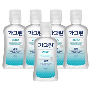 가그린 제로 구강청결제, 100ml, 5개