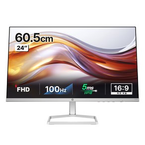 HP FHD 주사율 100Hz 3년 워런티 모니터 블랙, 60cm, 524sf-94C18AA