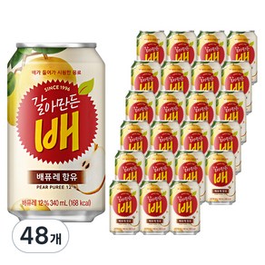 갈아만든배, 340ml, 48개