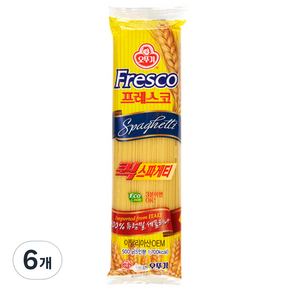 오뚜기 프레스코 퀵 스파게티 면, 500g, 6개