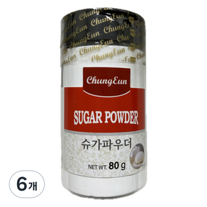 청은에프엔비 슈가파우더, 80g, 6개